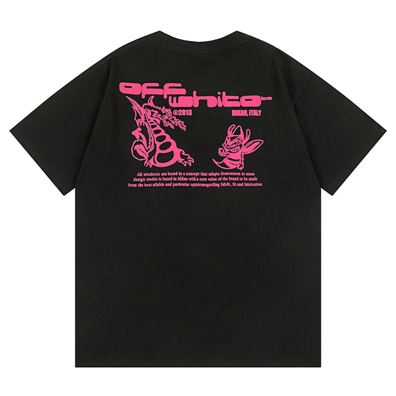 OFF WHITE cartoon print T-Shirt