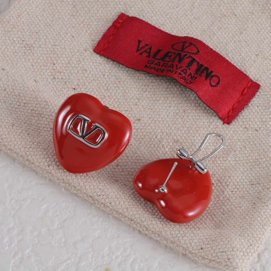 Valentino Heart Earrings