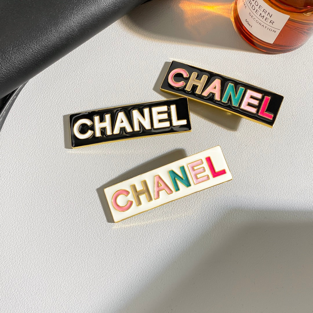 Chanel Colorful Hair Clip(3pcs Total)