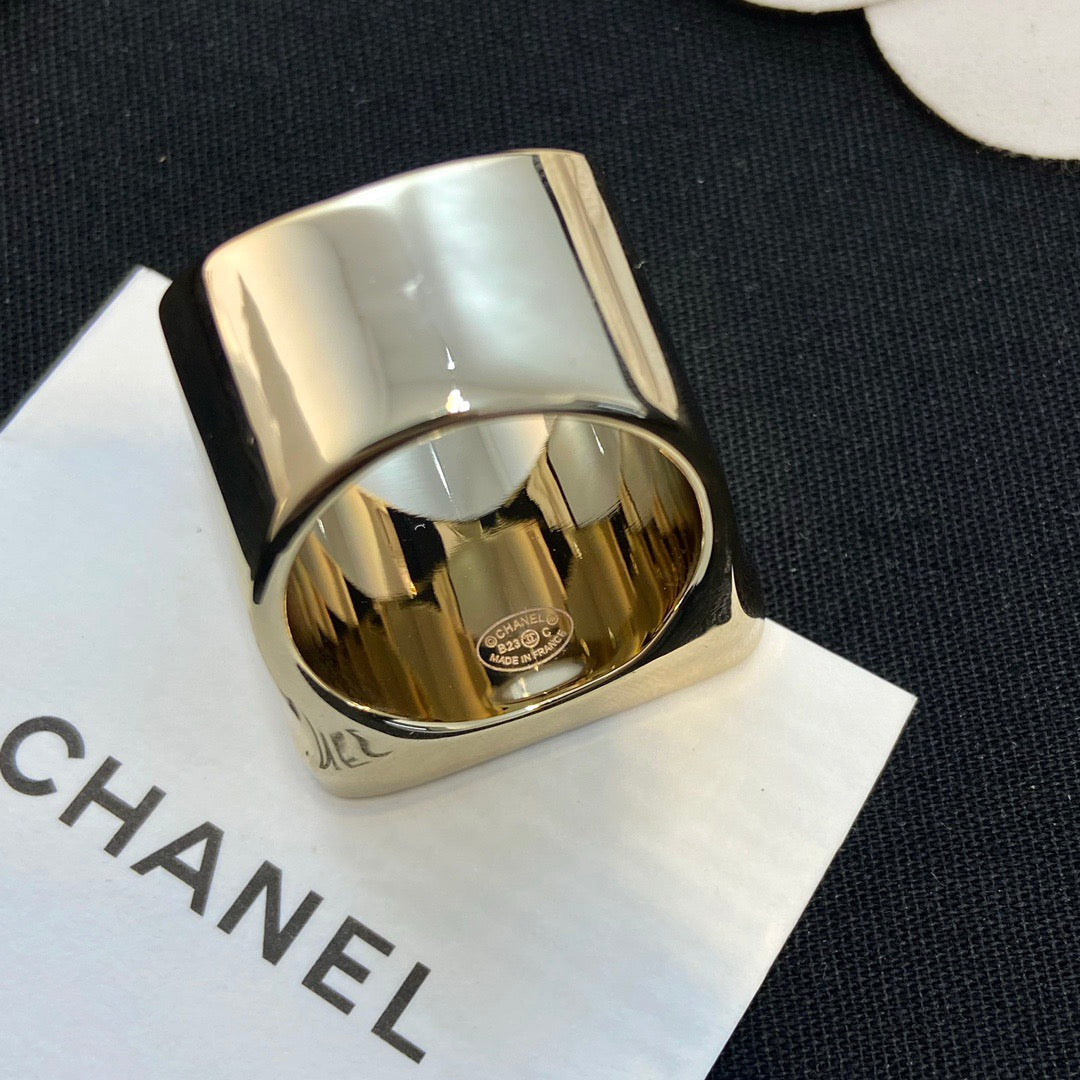Chanel Square Ring Adjustable Opening