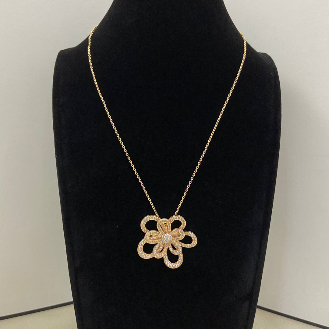 VCA Flower Diamond Necklace