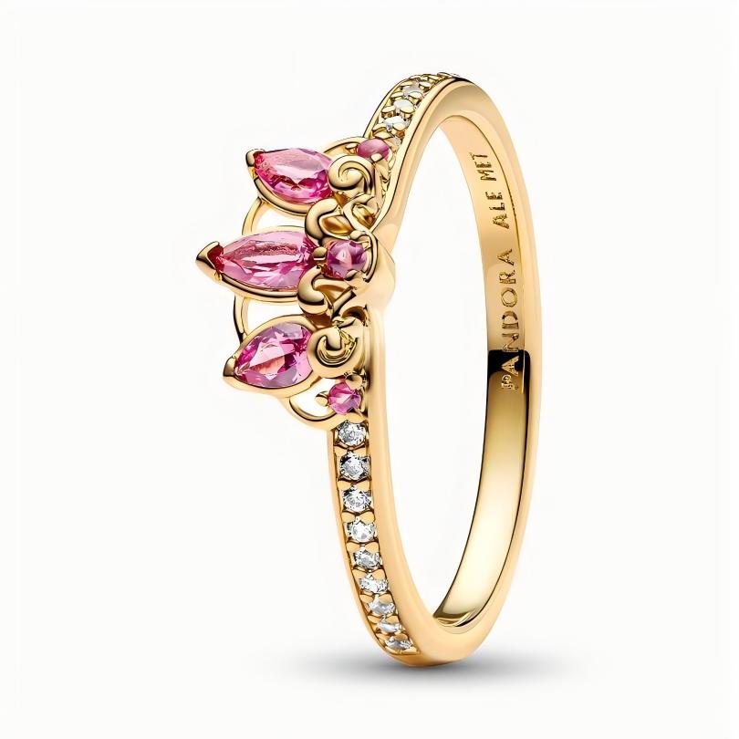 Pandora Disney Princess Rapunzel Tiara Ring
