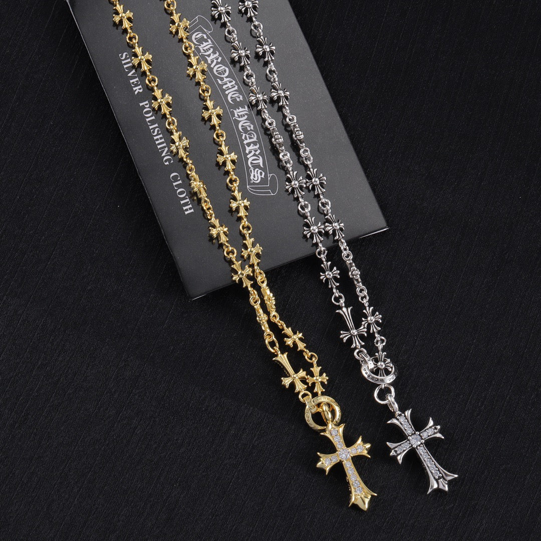 Chrome Hearts Plain Diamond Necklace