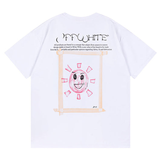 OFF WHITE Sun Moon Skate T-shirt