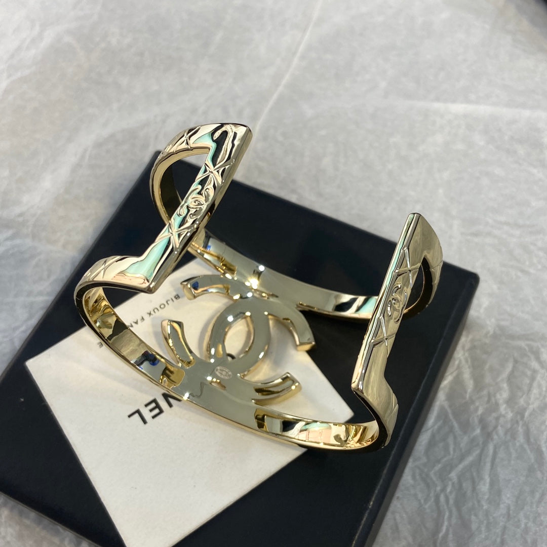 Chanel Logo Bangle