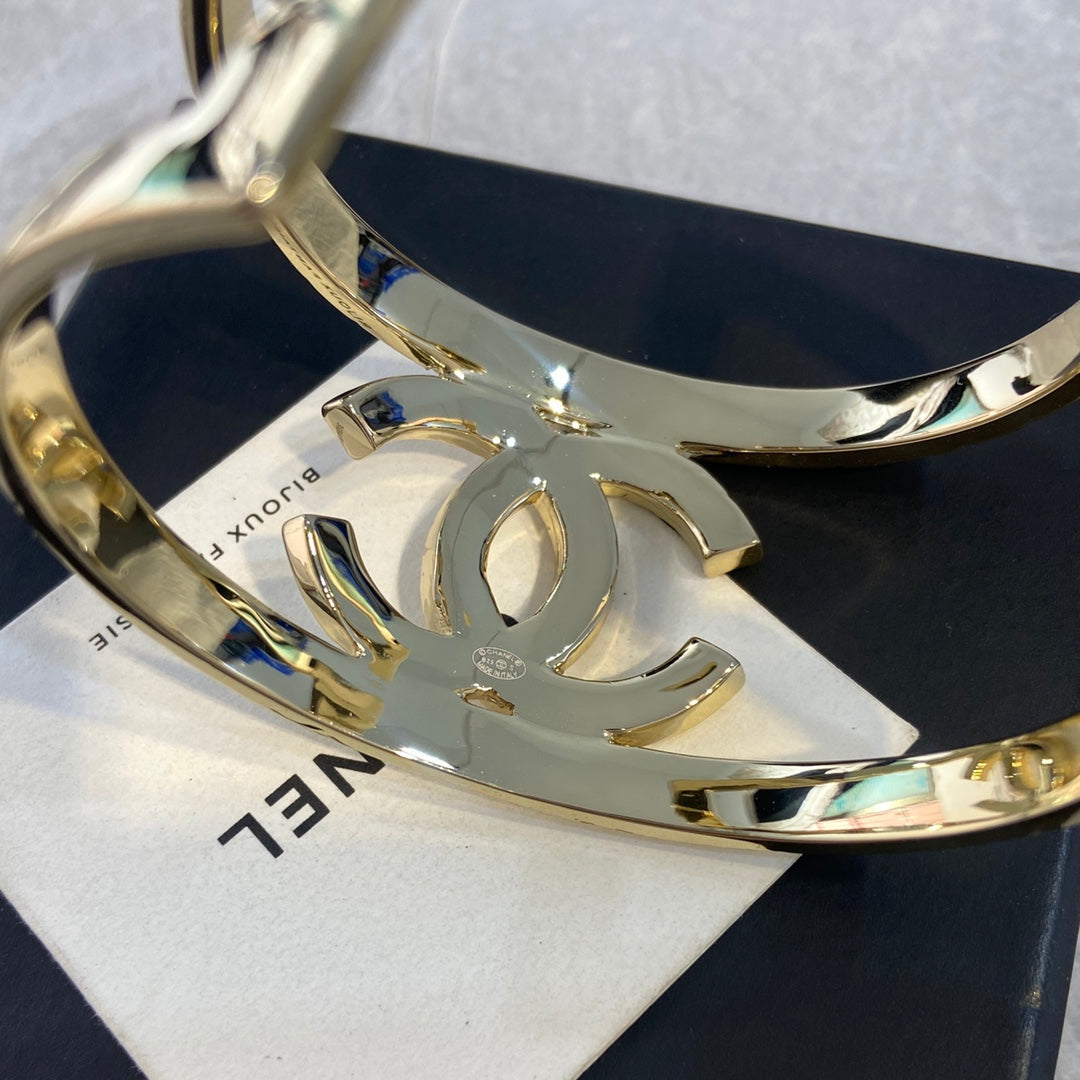 Chanel Logo Bangle