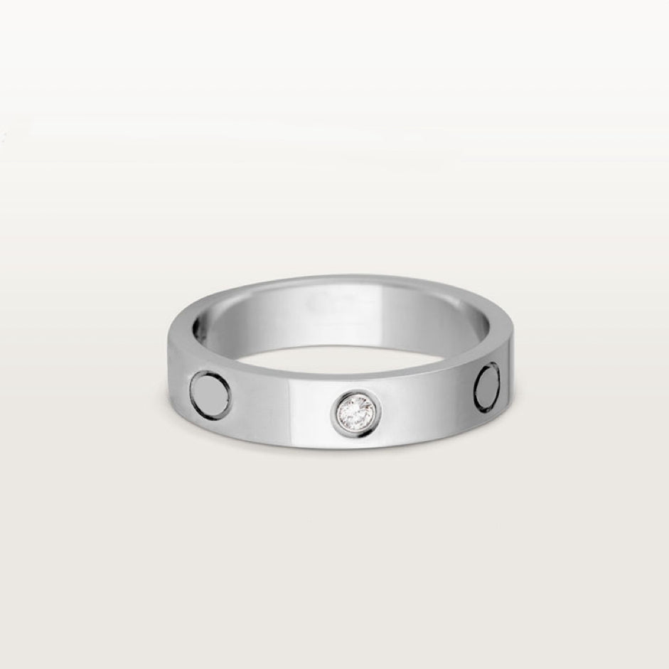Cartier Love Ring Small Model, 3 Diamonds