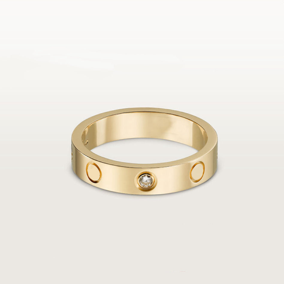 Cartier Love Ring Small Model, 3 Diamonds