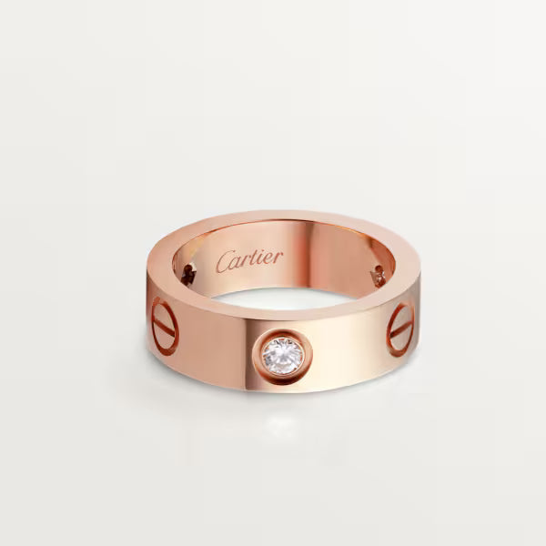 Cartier Love Ring Classic Model, 3 Diamonds