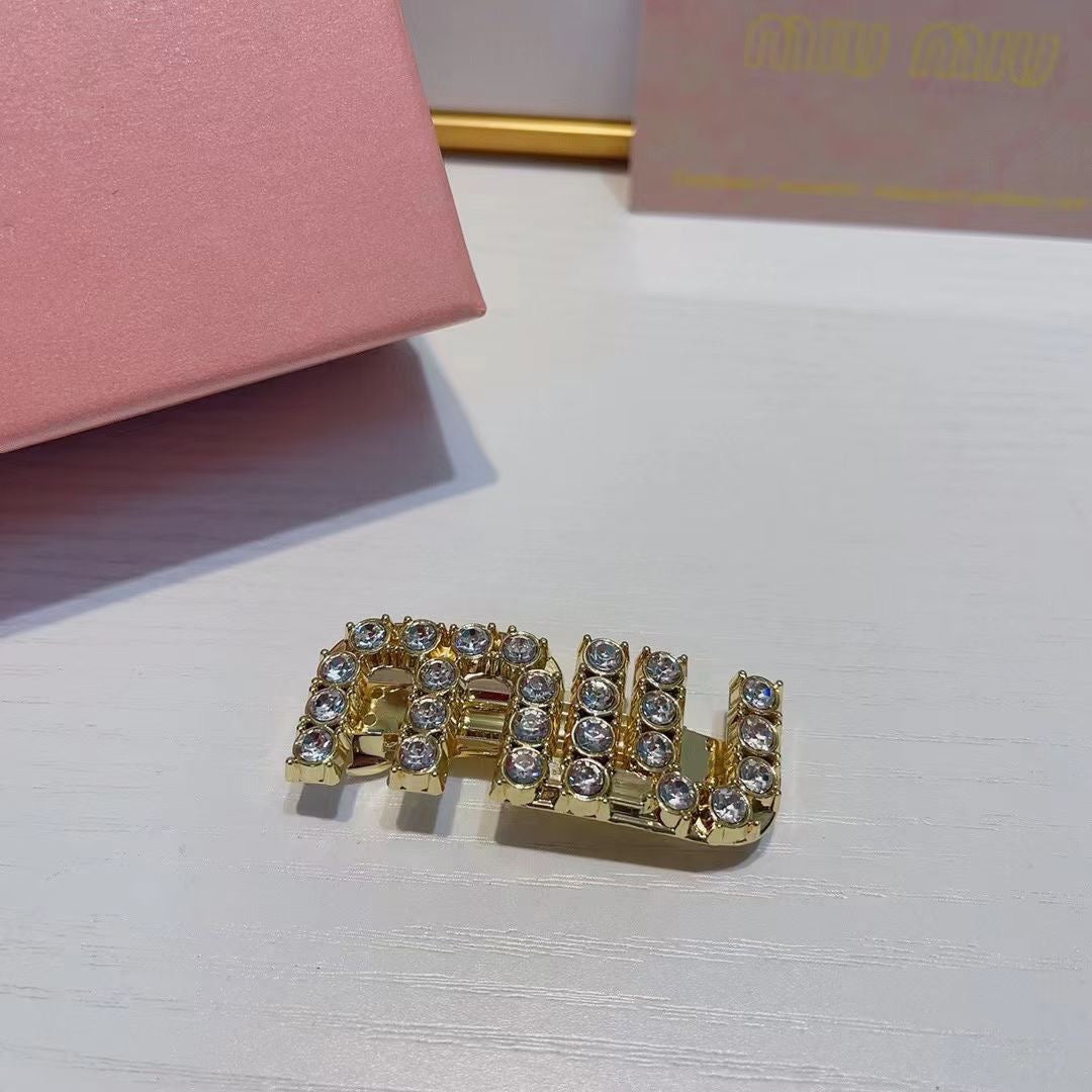 Miu Miu Pearl Hair Clip (3Pcs Total)