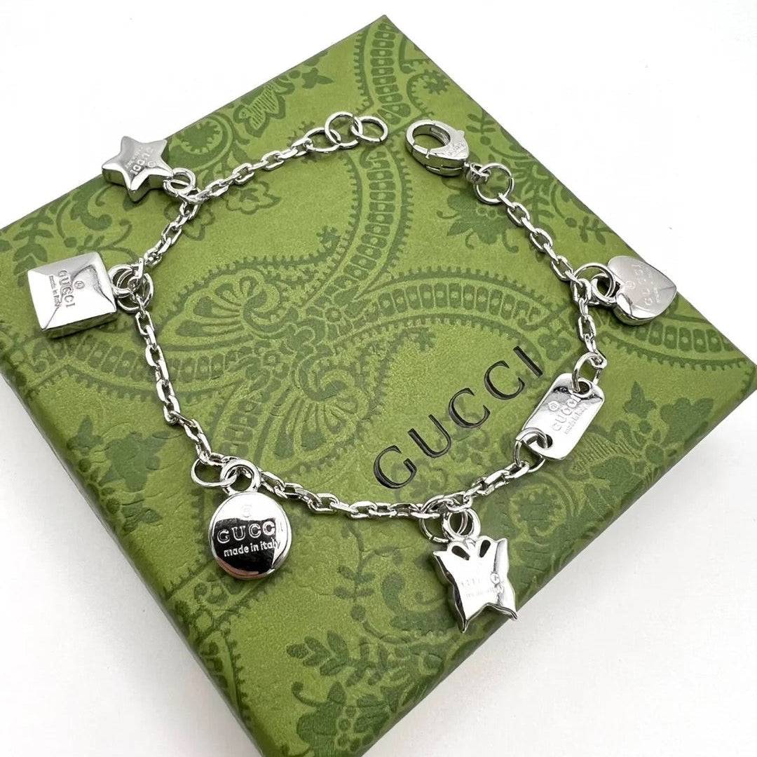 Gucci Five Pendants Bracelet