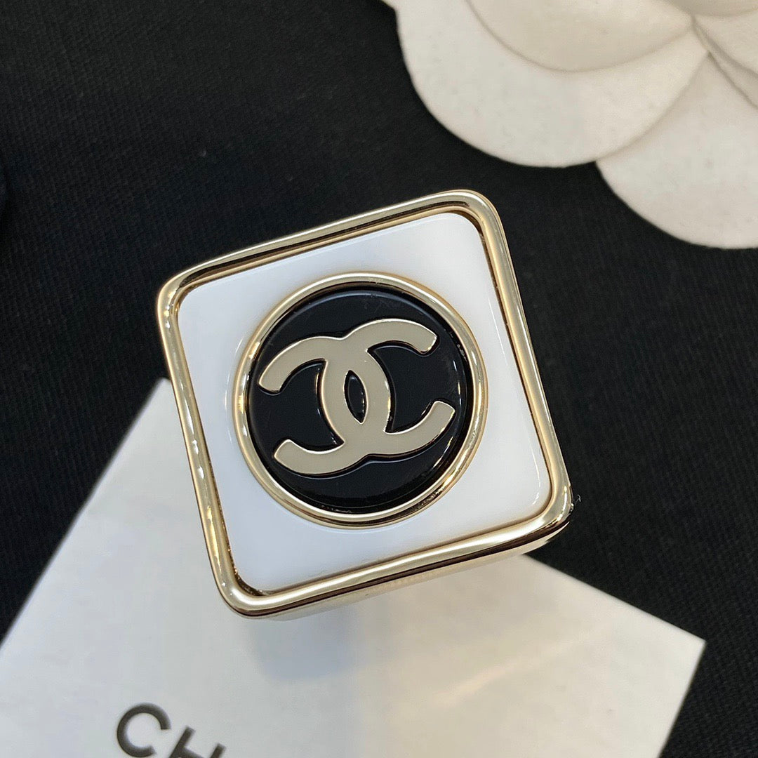 Chanel Square Ring Adjustable Opening
