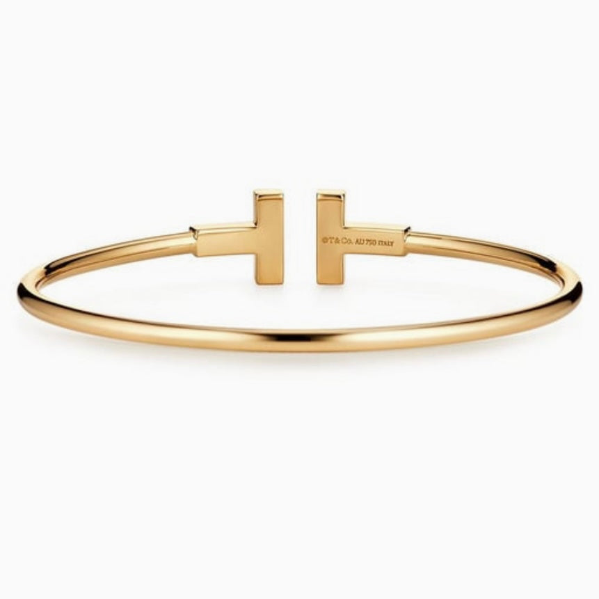 Tiffany T Diamond Wire Bracelet