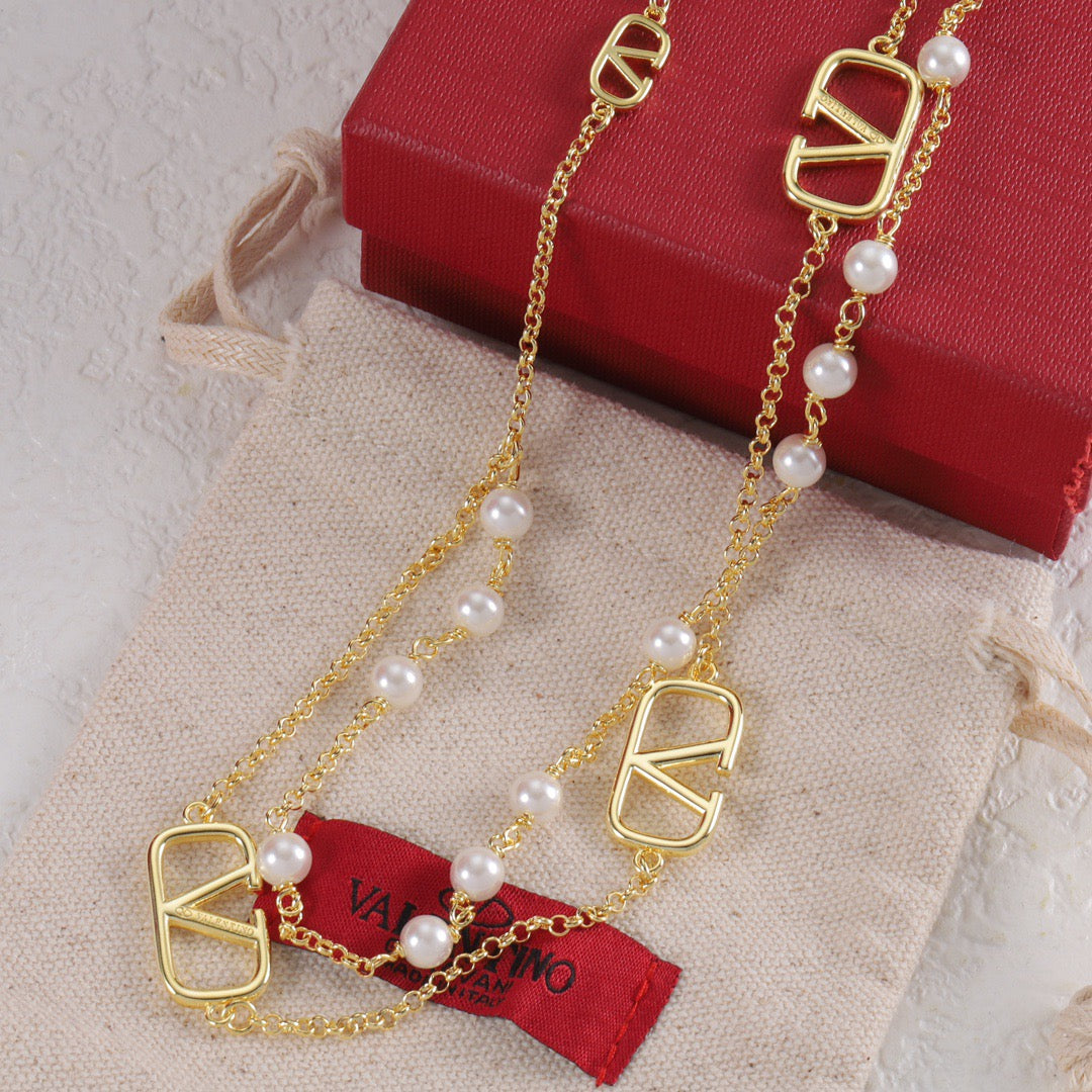 Valentino Pearl Necklace