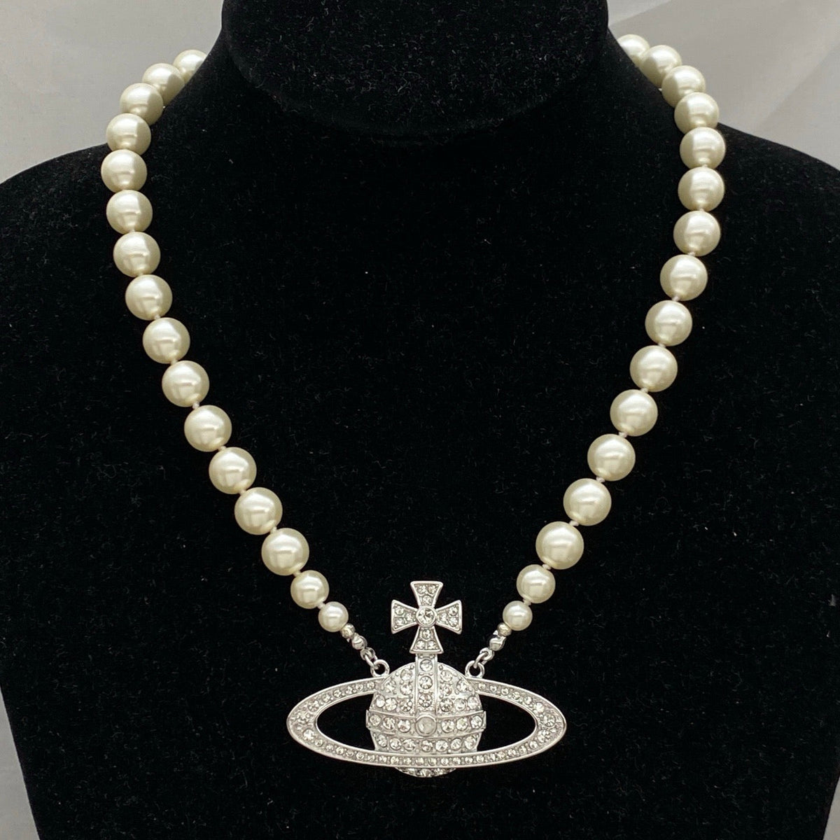 Vivienne Westwood Pearl Planet Necklace