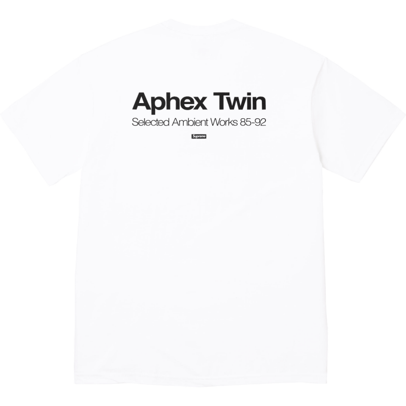 Supreme 25SS APHEX TWIN AMBIENT WORKS Tee