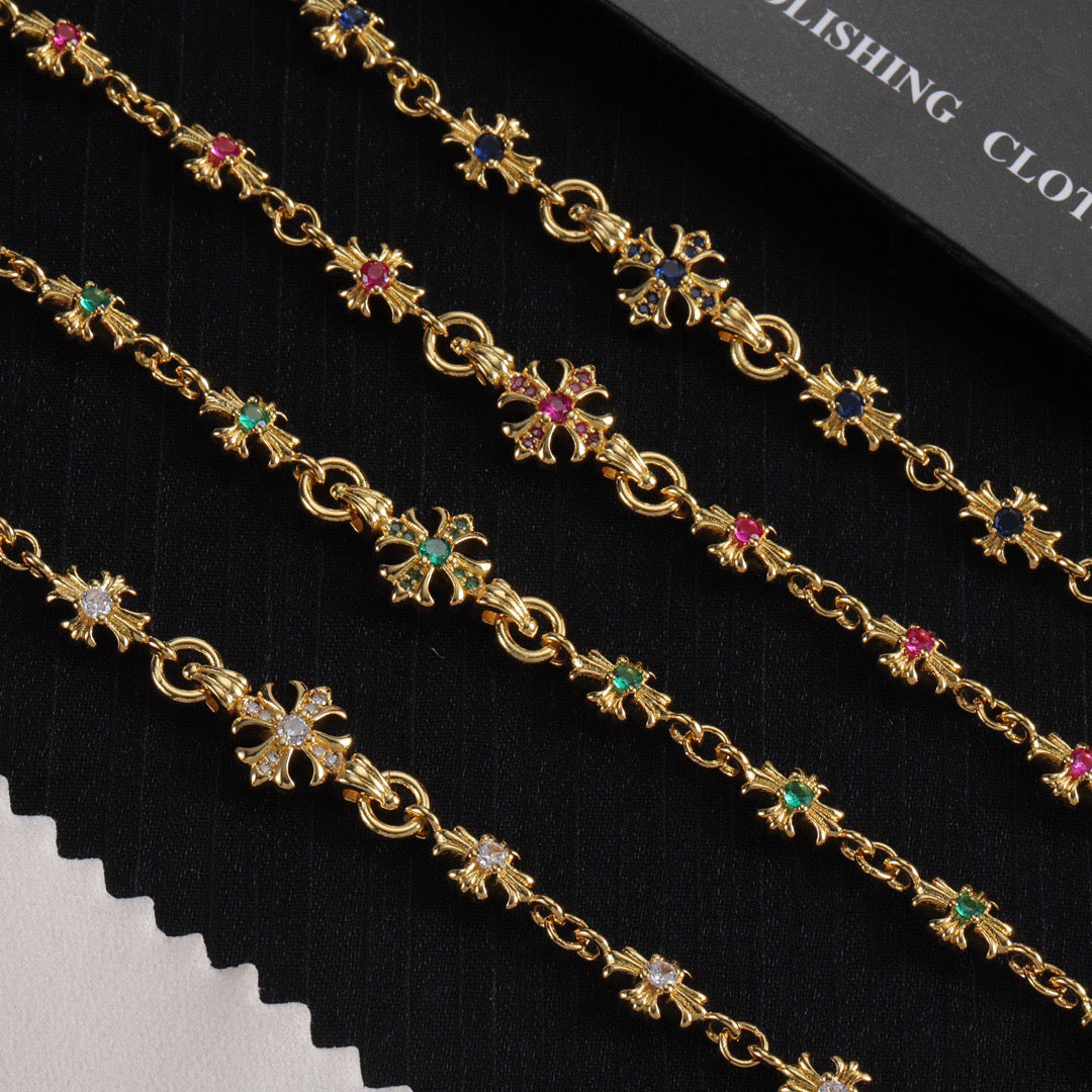 Chrome Hearts Diamond Bracelet