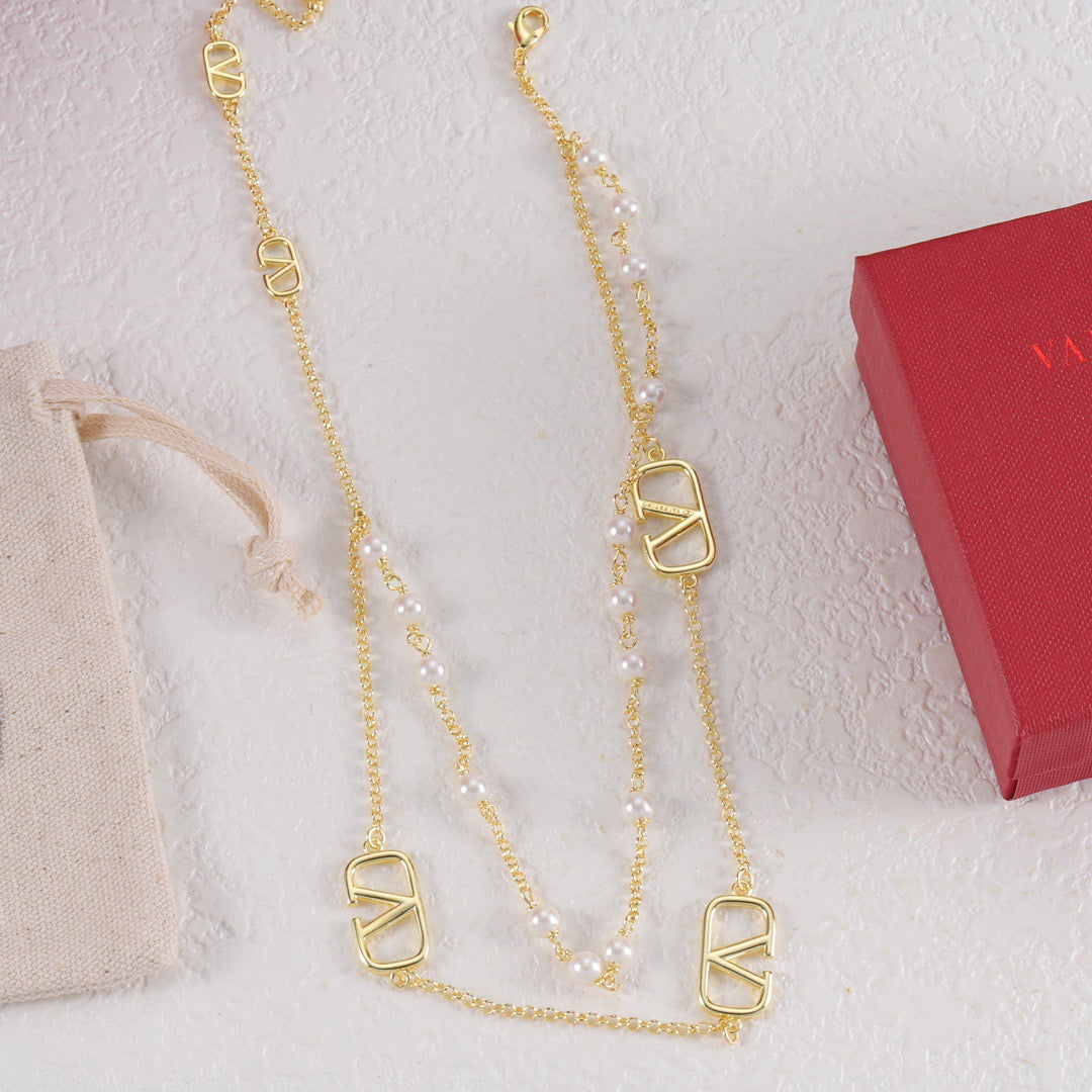 Valentino Pearl Necklace