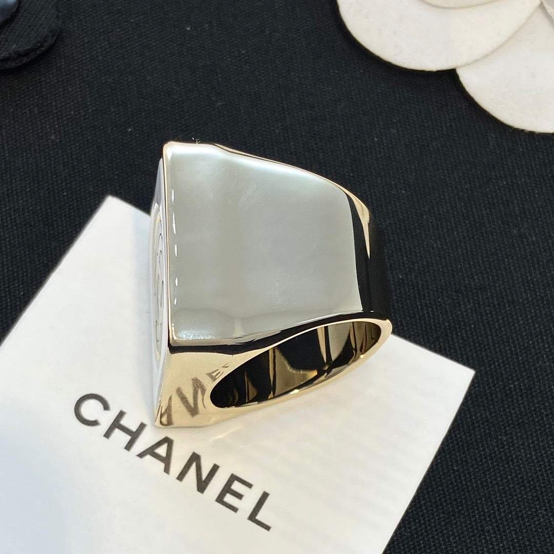 Chanel Square Ring Adjustable Opening