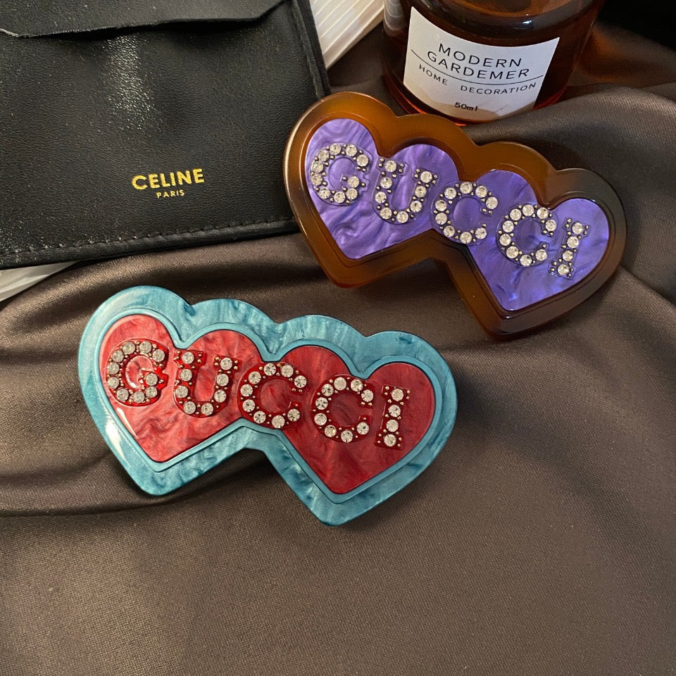 Gucci Colorful Hair Clip (3pcs Total)