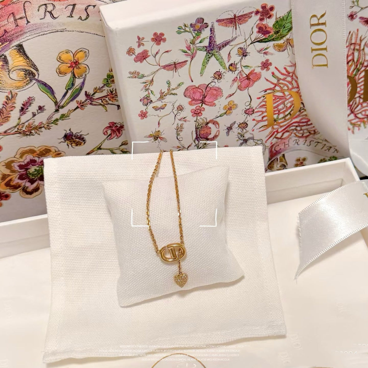 Dior Heart Pendant Necklace