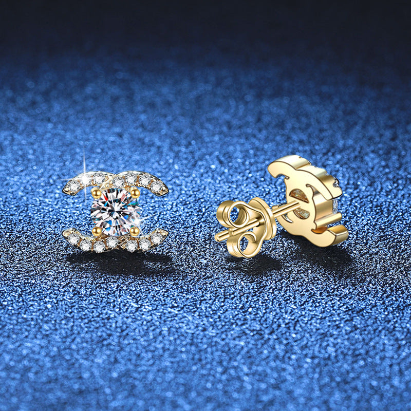 Chanel Colored Moissanite Earrings