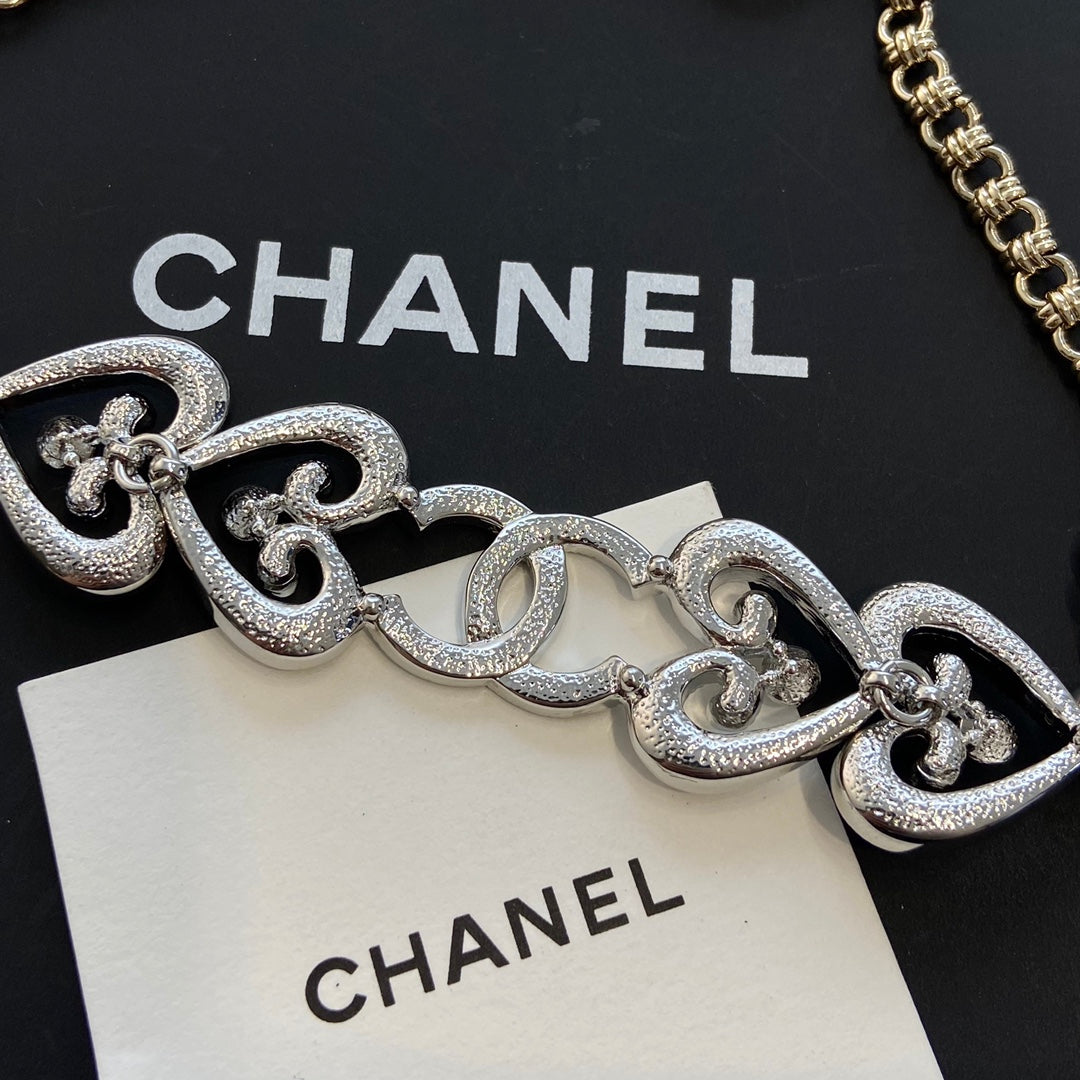 Chanel Heart Diamond Choker