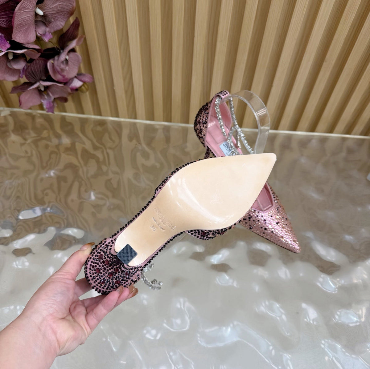 Jimmy Choo Sparkling High Heels