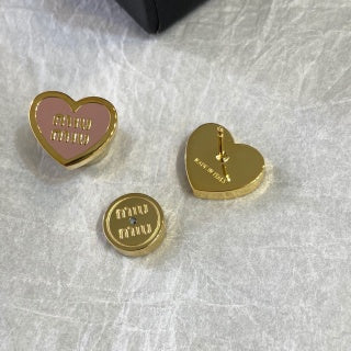 Miu Miu Heart Earrings