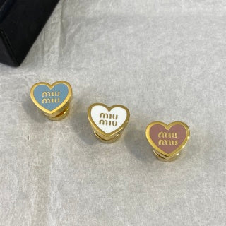 Miu Miu Heart Earrings