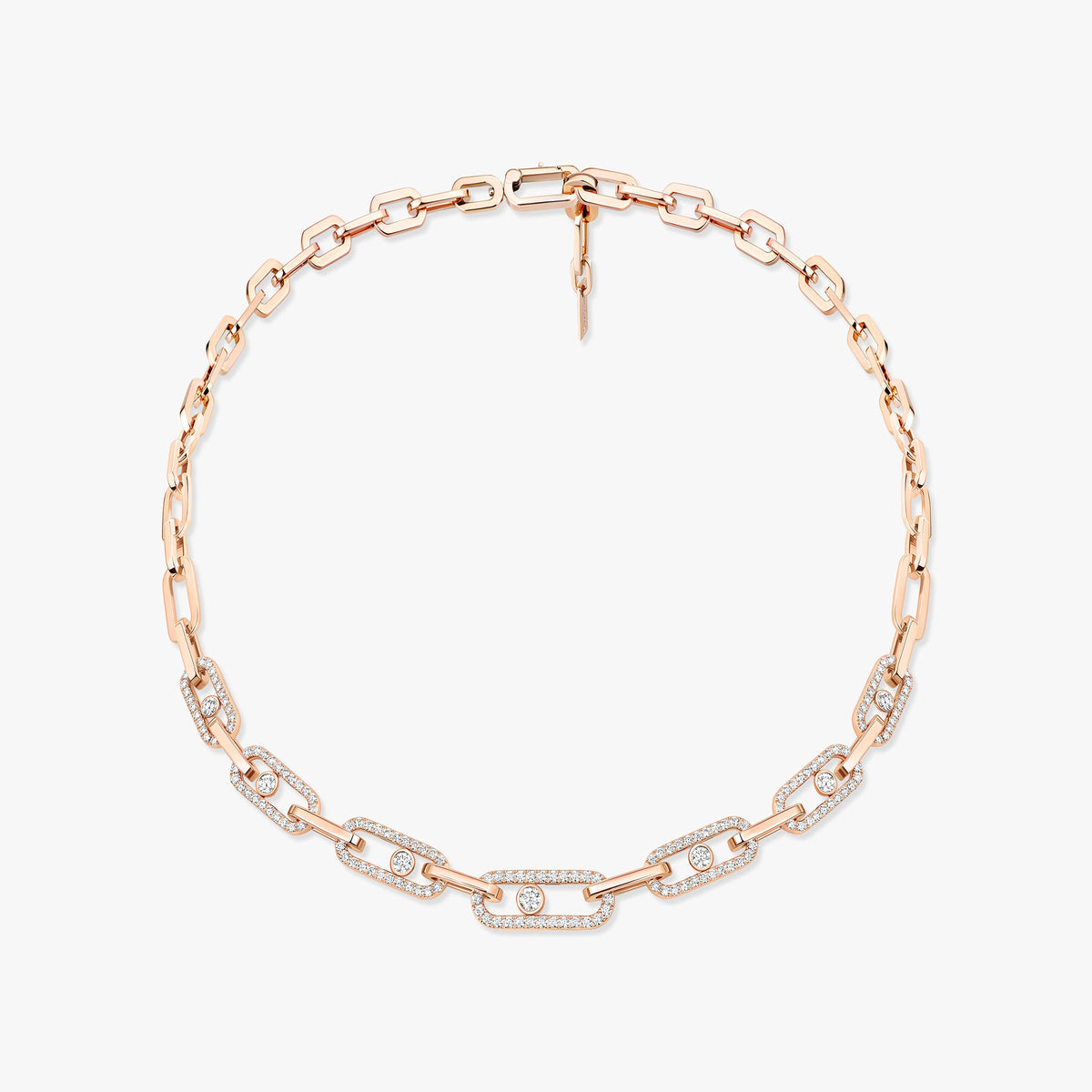 Messika Move Link Pavé Diamond Necklace